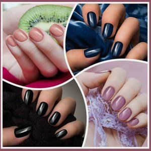 4 Colors Nail‎ Wraps Stickers Polish Manicure Art Self Stick Decor 3D Strips